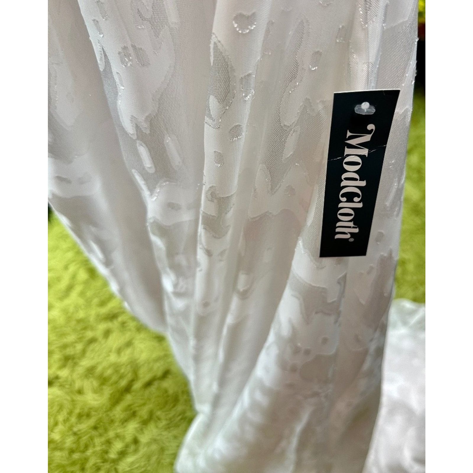 Hutch Hutch Love in the Abstract Maxi Dress White 10 Size L / US 10 / IT 46 - 17 Thumbnail