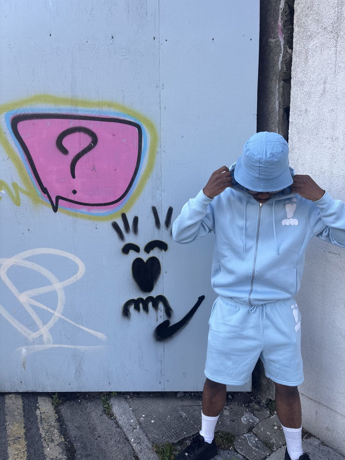 Other KUZY - Mr.Man Baby Blue Zip Up Size US M / EU 48-50 / 2 - 2 Thumbnail