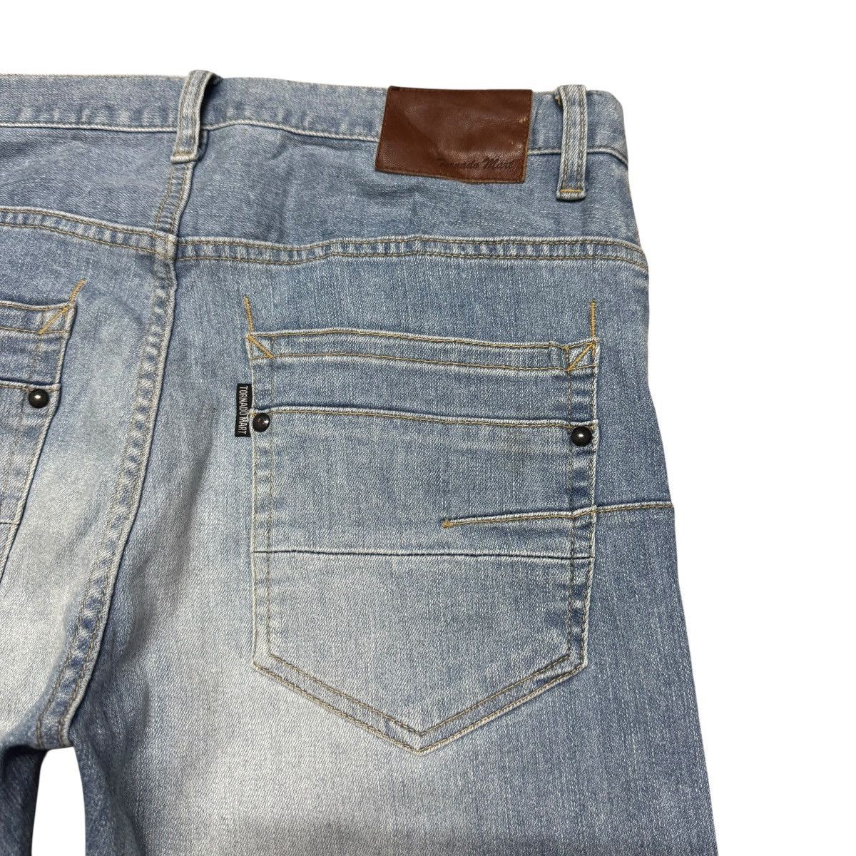 Tornado Mart Tornado Mart Blue Denim Slim Jeans Stretch Size US 30 / EU 46 - 11 Thumbnail