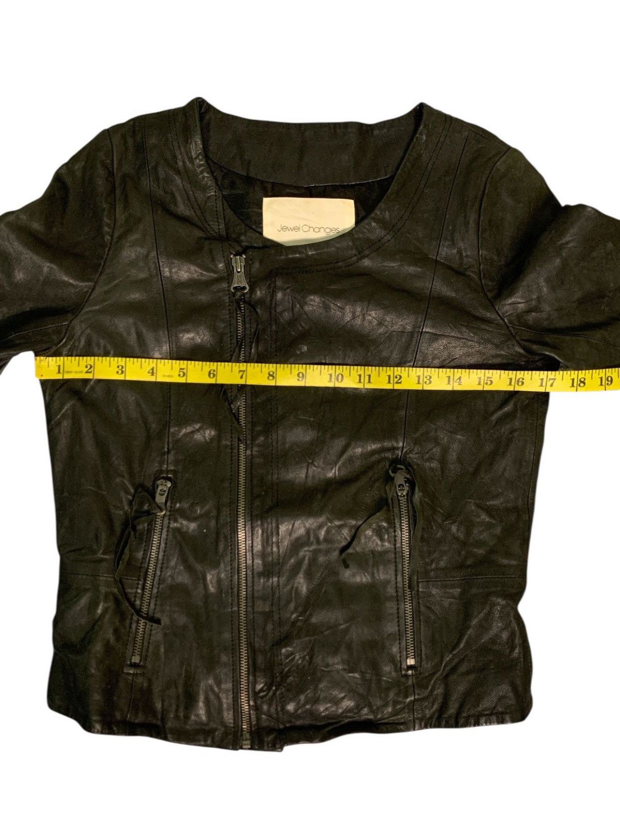 Japanese Brand Rare Design Vintage Jewel Changes Leather Jackets Size M / US 6-8 / IT 42-44 - 11 Thumbnail