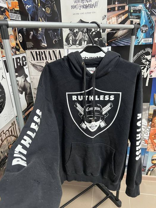 Vintage VINTAGE HOODIE Eazy E RUTHLESS COMPTON BIG LOGO NIGGA | Grailed