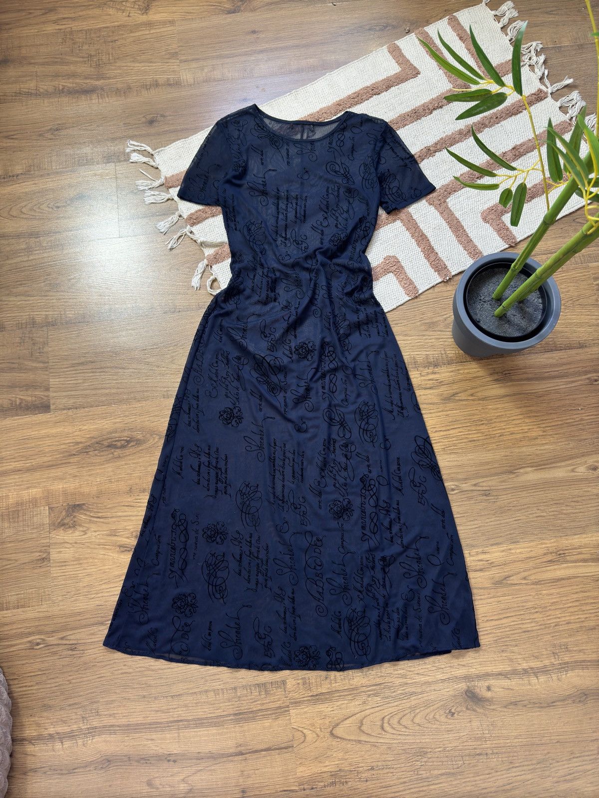 Vintage VINTAGE JEAN PAUL GAULTIER STYLE MESH MAXI DRESS Size S / US 4 / IT 40 - 2 Thumbnail