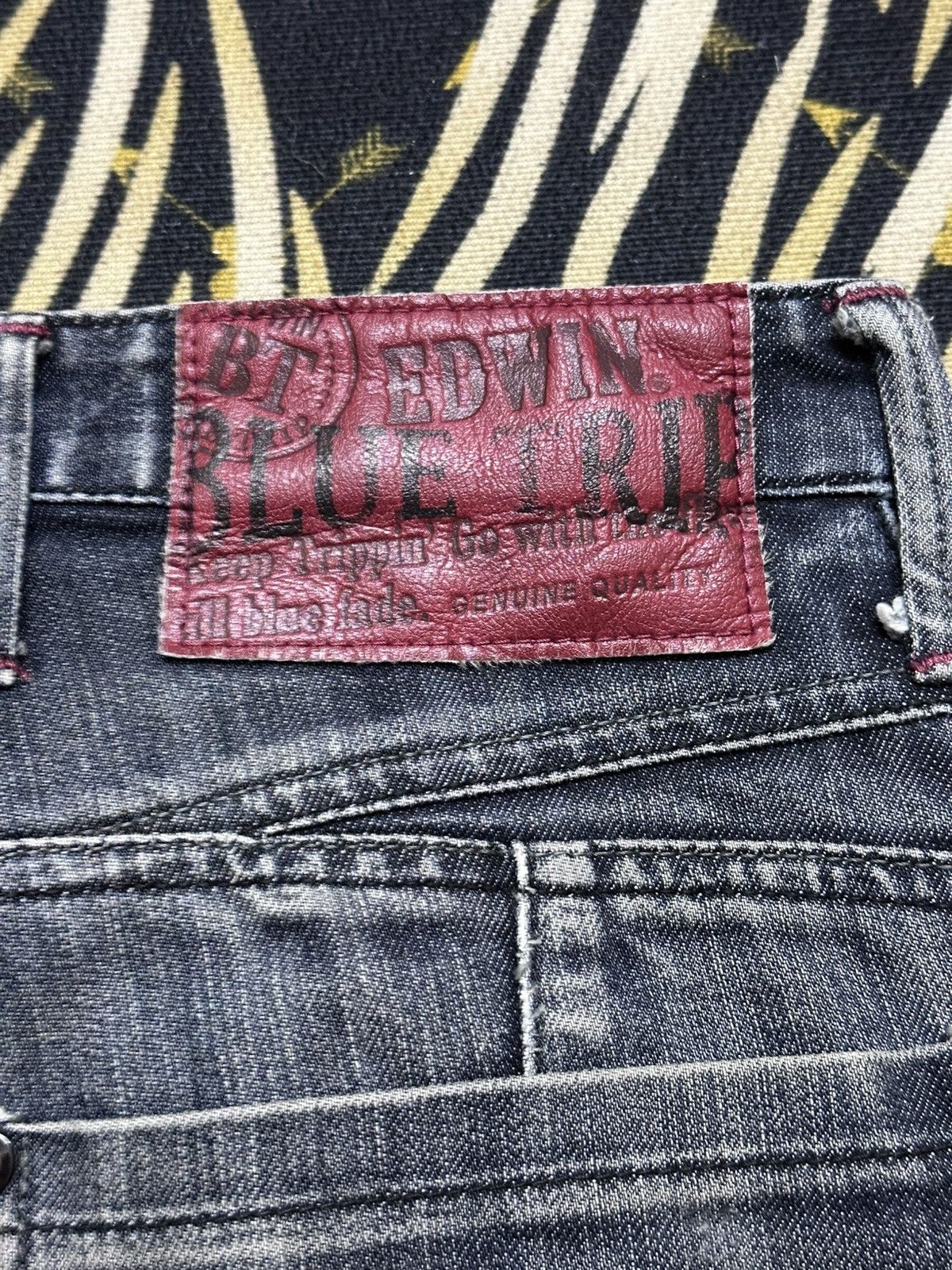 Edwin Vintage Edwin BlueTrip Spiral Leg Cargo Whiskers Denim Size US 29 - 12 Thumbnail