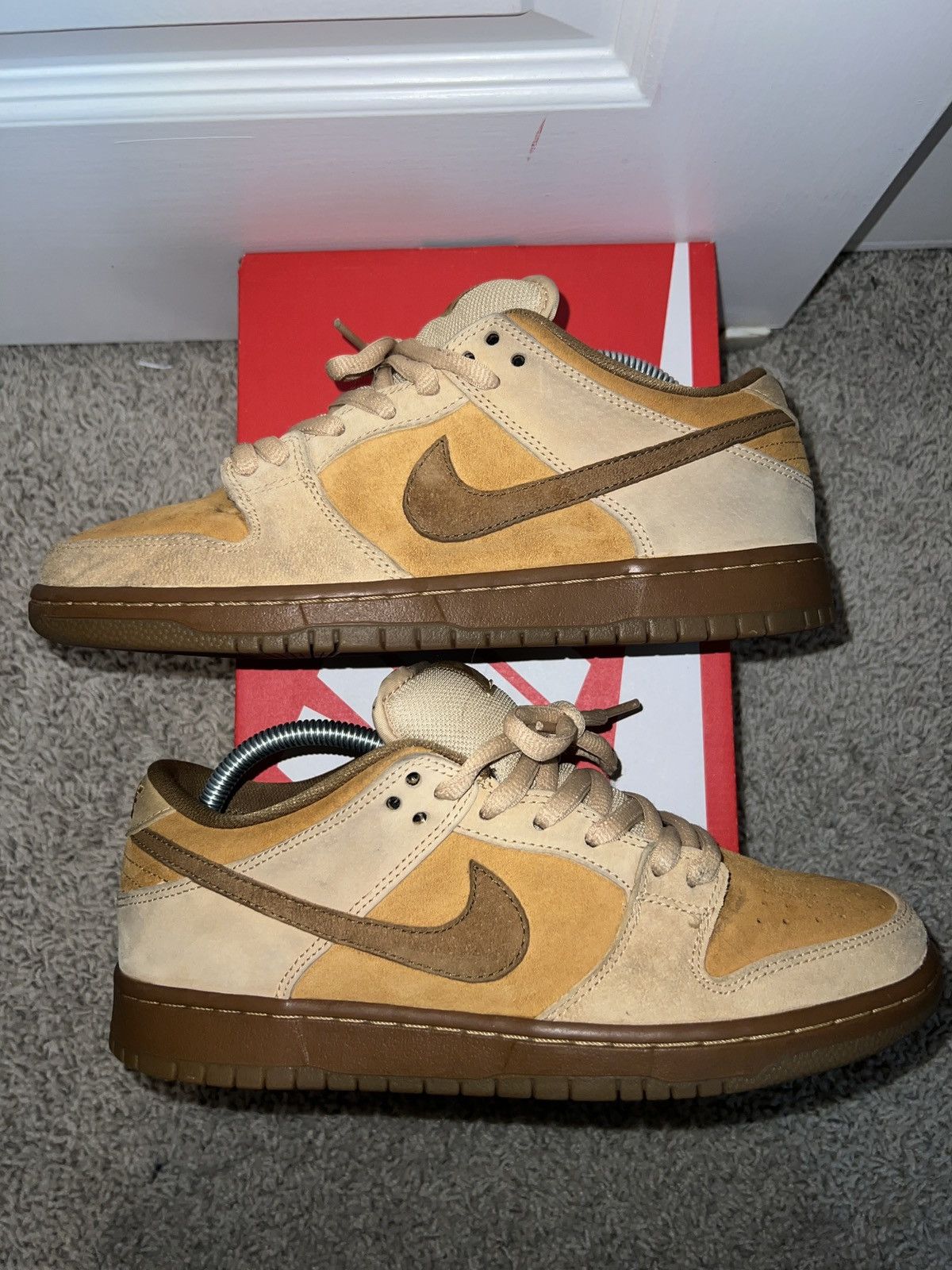 image of Nike x Vintage Sb Dunk Low Reverse Reese Shoes in Brown, Men's (Size 9)