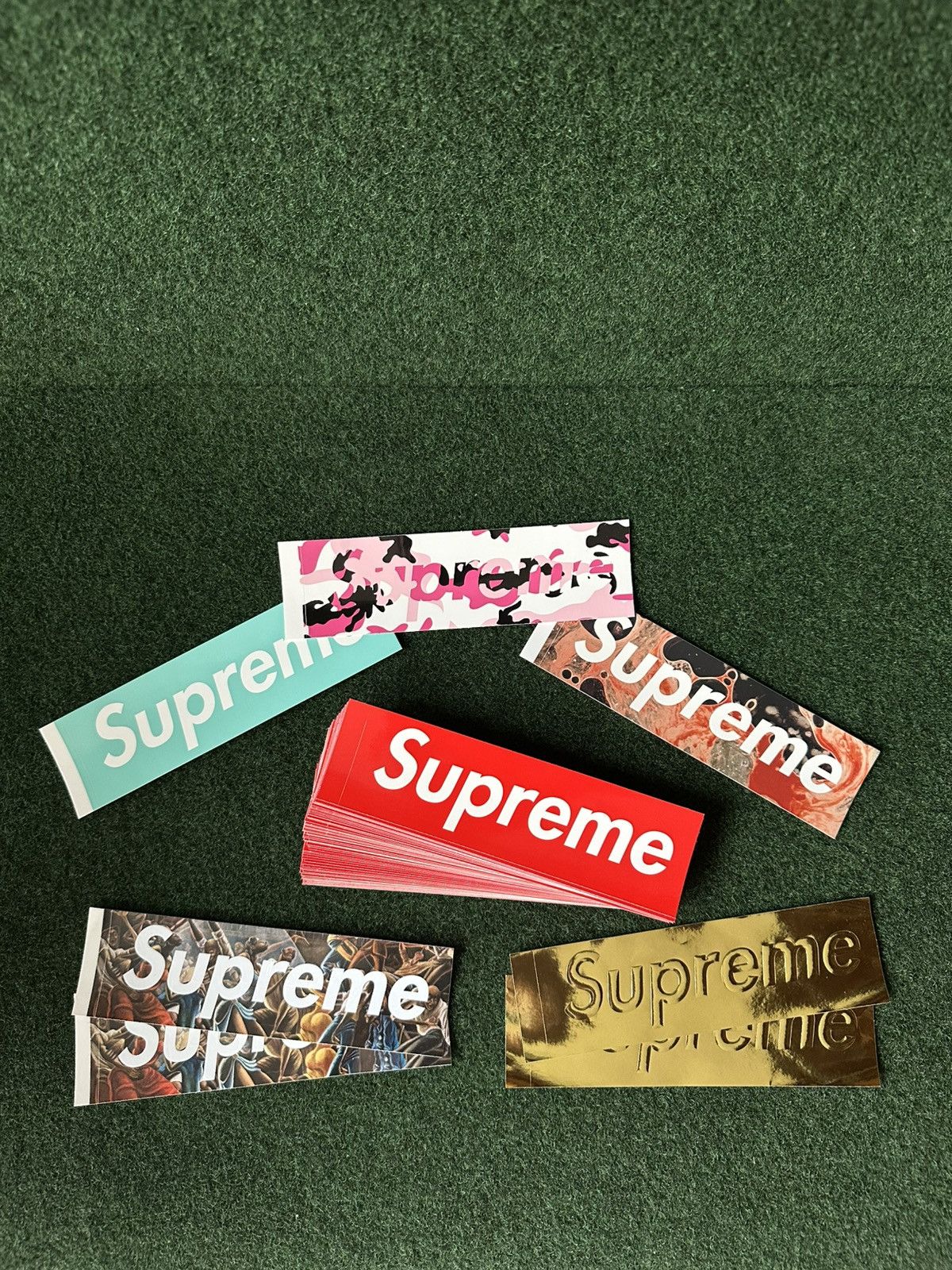 Supreme BOX LOGOレアステッカーセット Amazon.co.jp: 4枚セット 定番