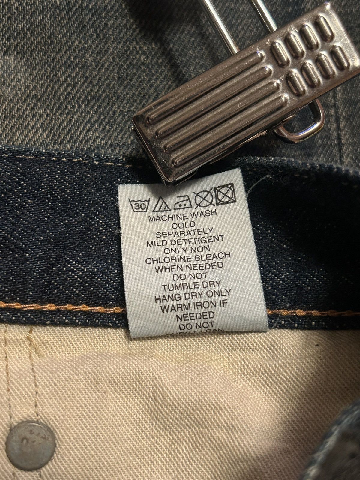 Fabric Brand & Co. Fabric-Brand & Co. Selvedge Denim Jeans FB02-DIMON Size US 29 - 7 Thumbnail