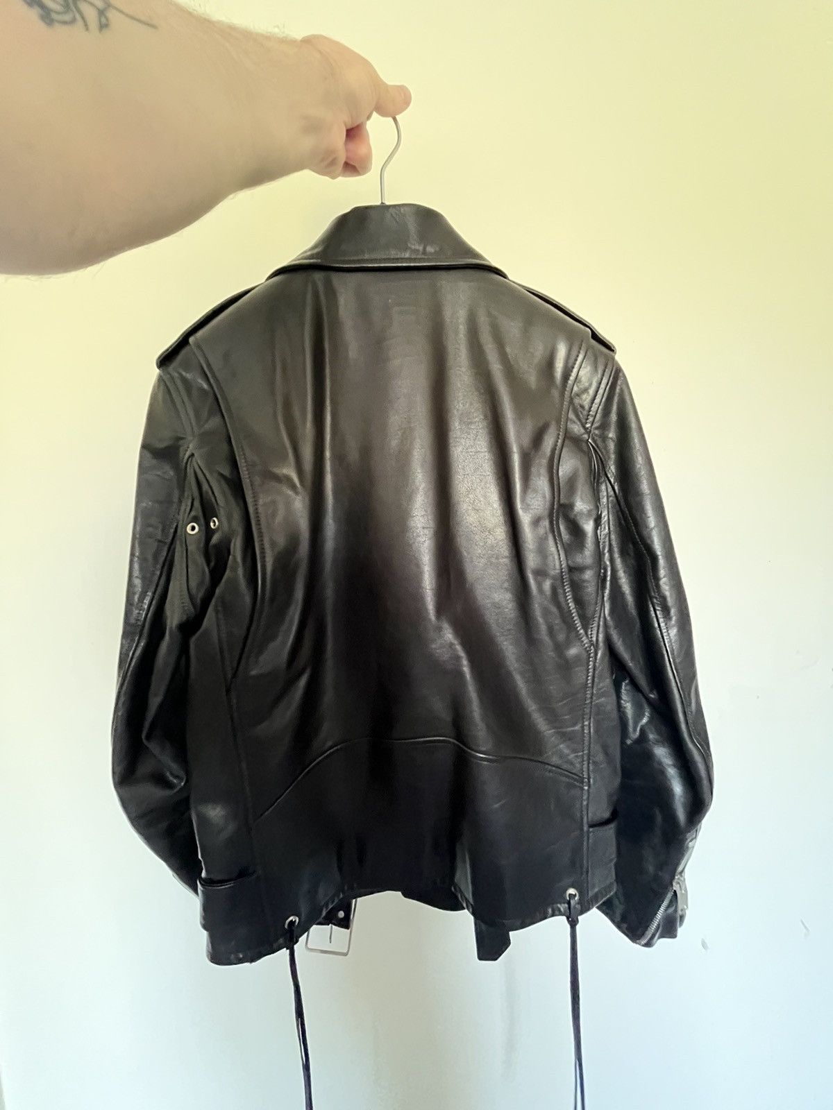Hedi Slimane × Saint Laurent Paris Saint Laurent FW16 L17 Leather Jacket Size US S / EU 44-46 / 1 - 9 Thumbnail