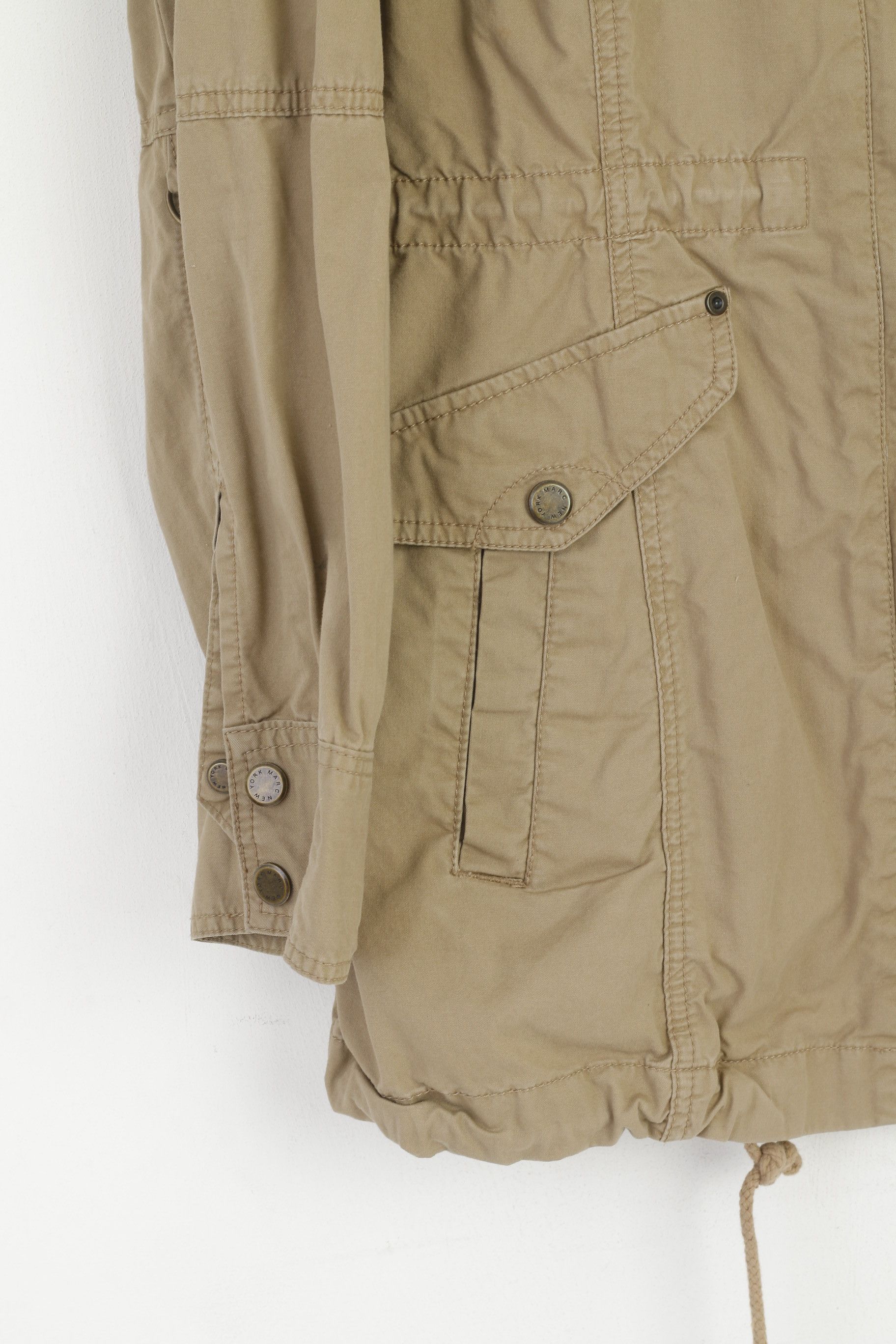 Andrew Marc Andrew Marc New York Women XL Jacket Beige Cotton 7615 Size XL / US 12-14 / IT 48-50 - 7 Thumbnail