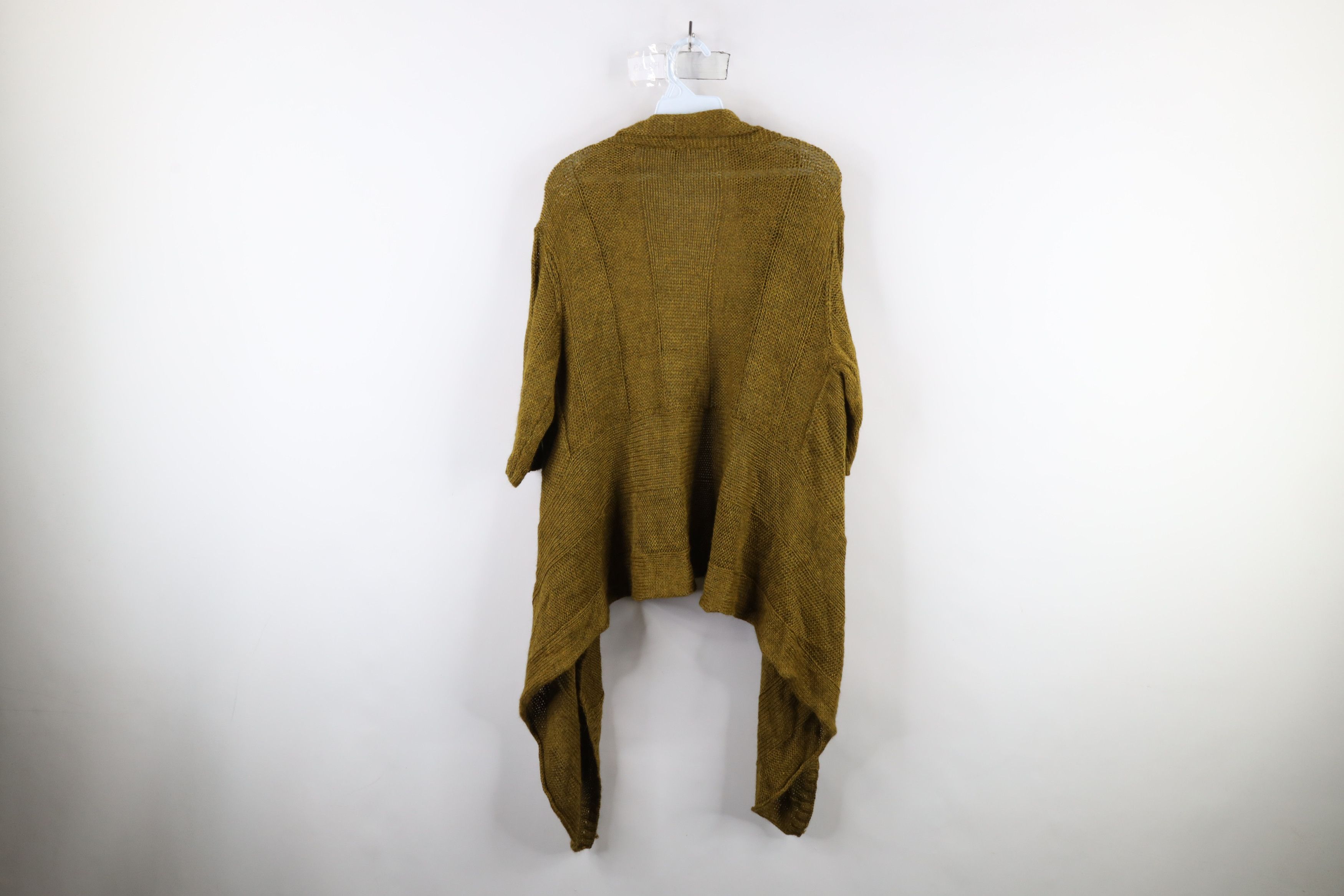 Eileen Fisher × Vintage Eileen Fisher Silk Knit Open Front Wrap Cardigan Sweater Size L / US 10 / IT 46 - 12 Thumbnail
