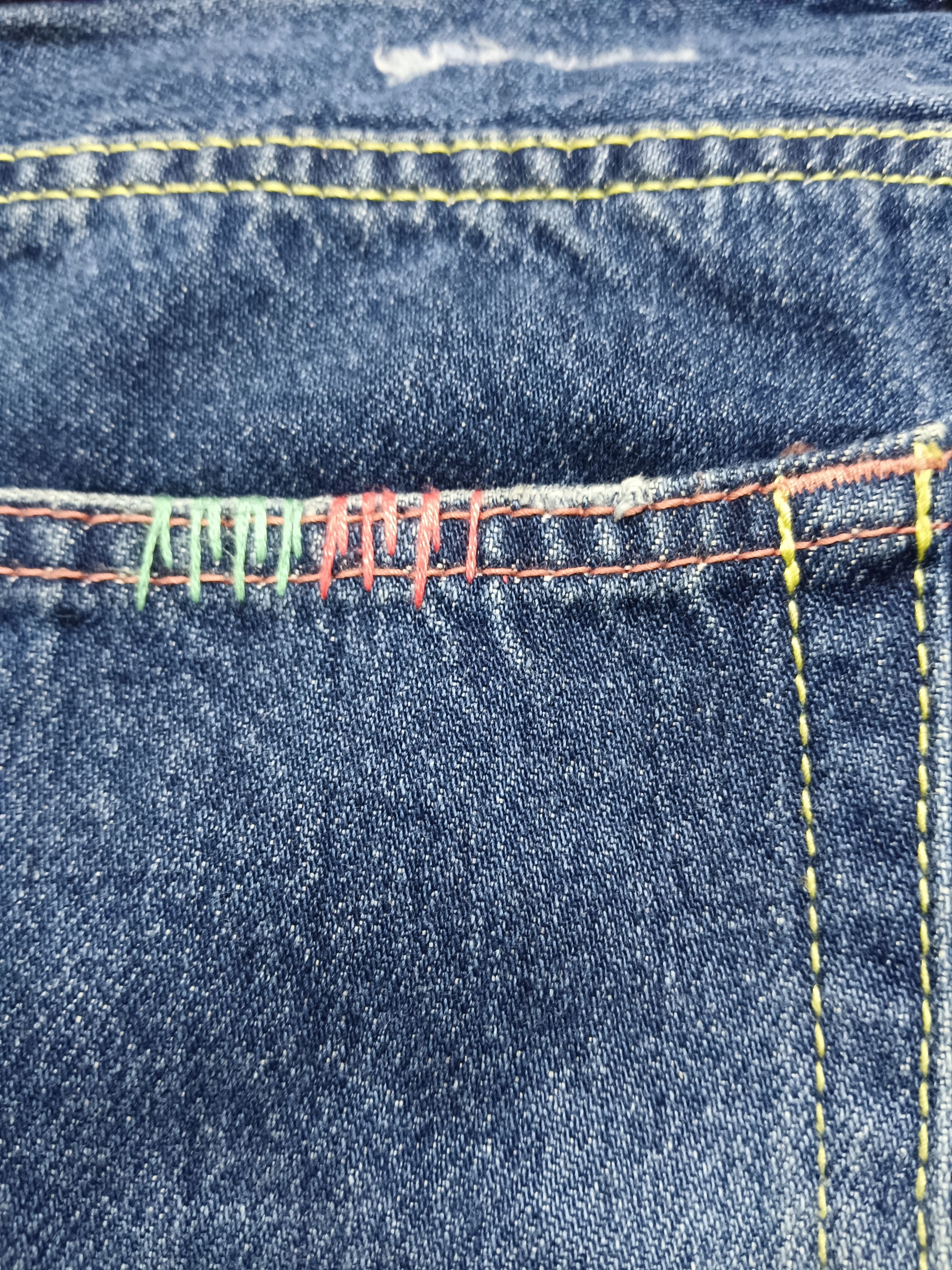 Tsumori Chisato Tsumori Chisato Embroidery Cropped Denim Size 31" - 18 Thumbnail