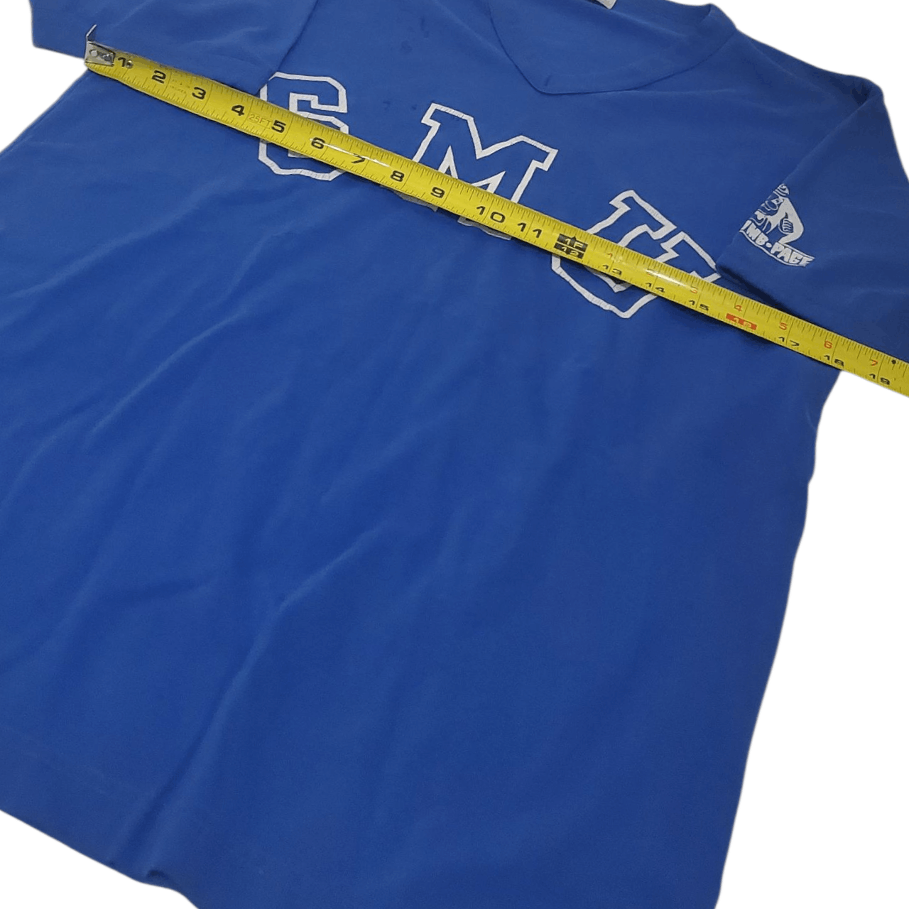 Vintage 80s SMU Script Logo T-Shirt Size US M / EU 48-50 / 2 - 6 Thumbnail