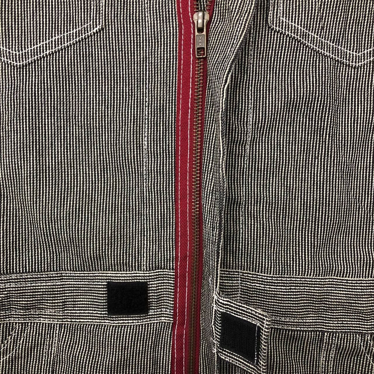 Japanese Brand P682 BRACE ENGINEER'S ICONIC HICKORY STRIPED COVERALLS Size US M / EU 48-50 / 2 - 8 Thumbnail