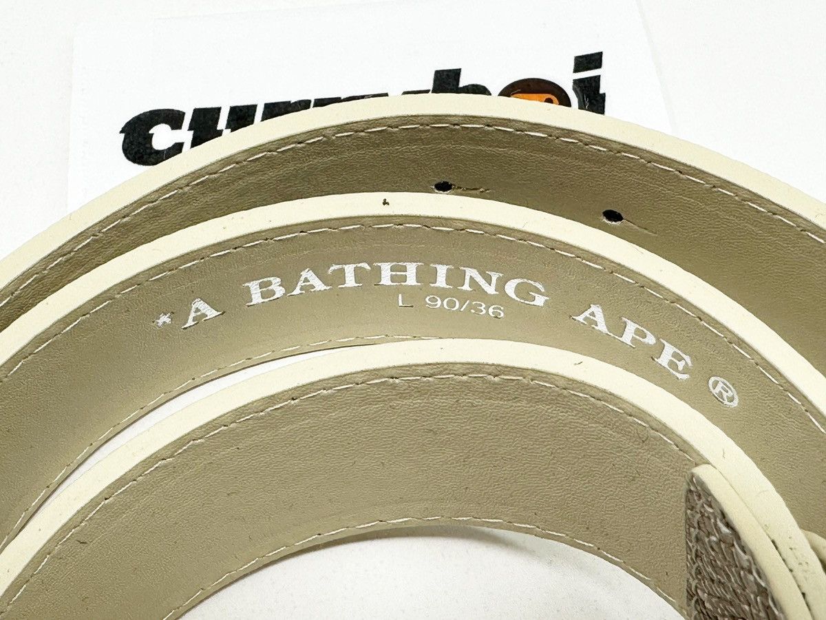 Bape BAPE Snake Belt Beige Size ONE SIZE - 6 Thumbnail