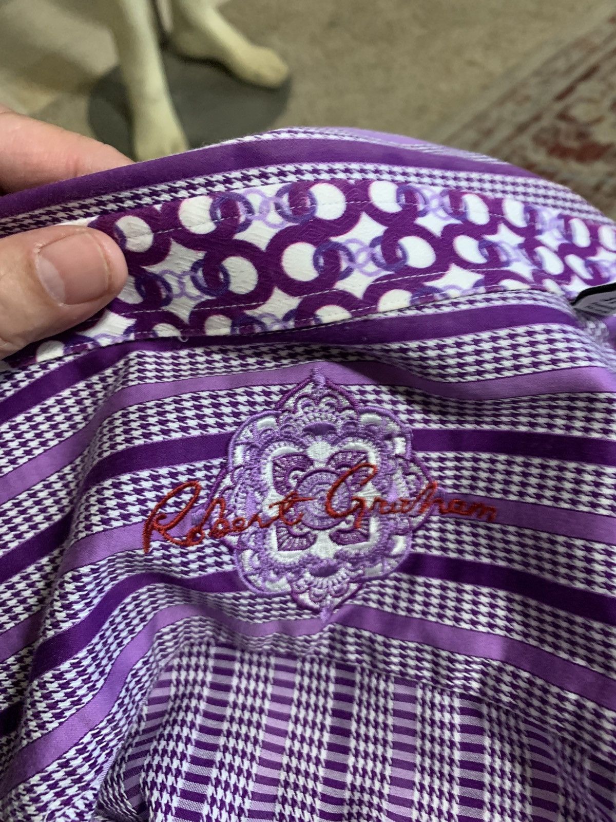 Robert Graham Striped shirt 3XL Tailored Fit Size US XXL / EU 58 / 5 - 12 Thumbnail