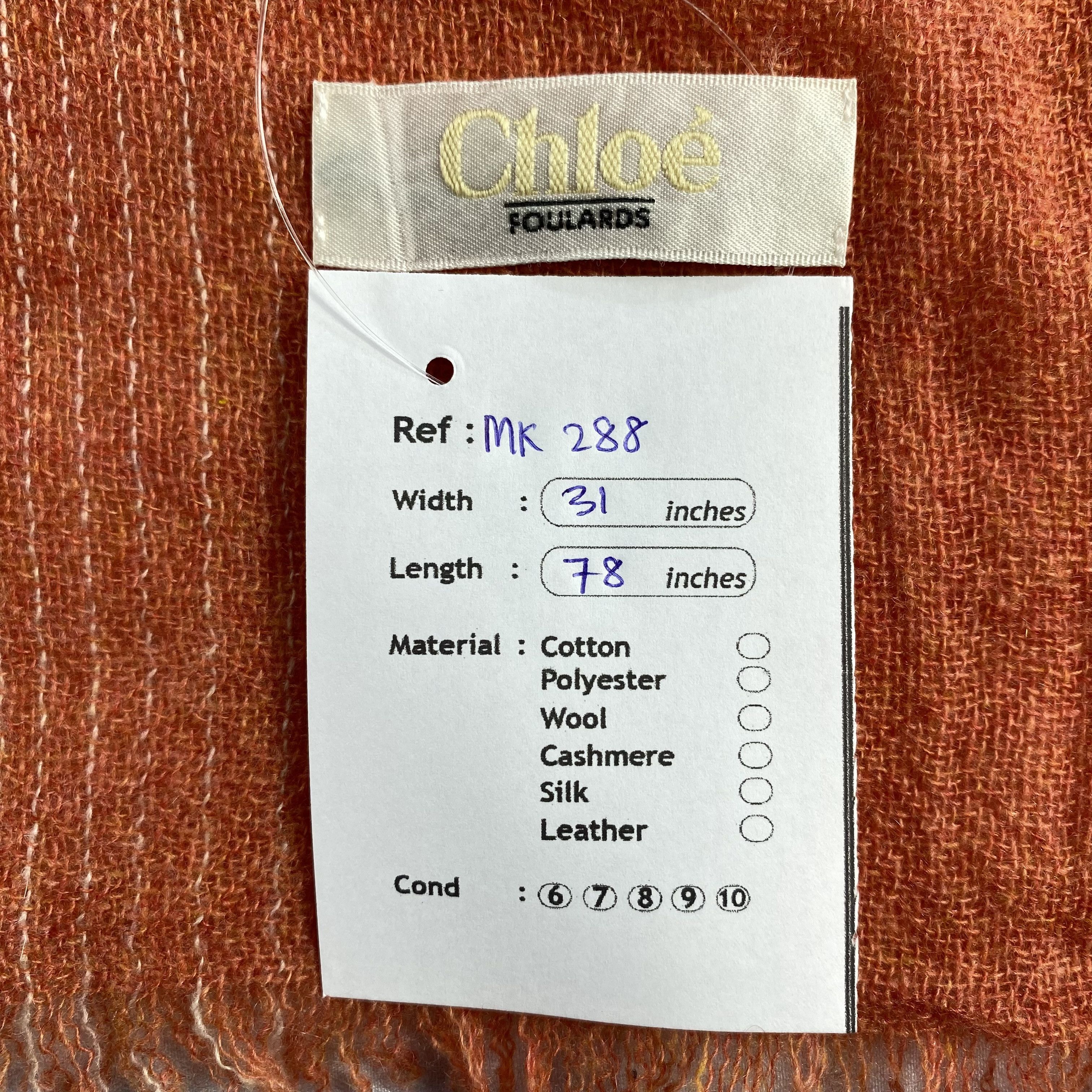 Chloe Chloe Scarf Neck Wrap Wool Muffler Size ONE SIZE - 6 Thumbnail