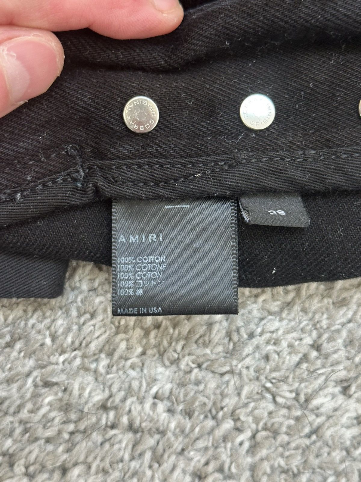 Amiri AMIRI CARPENTER JEAN Size US 29 - 12 Thumbnail