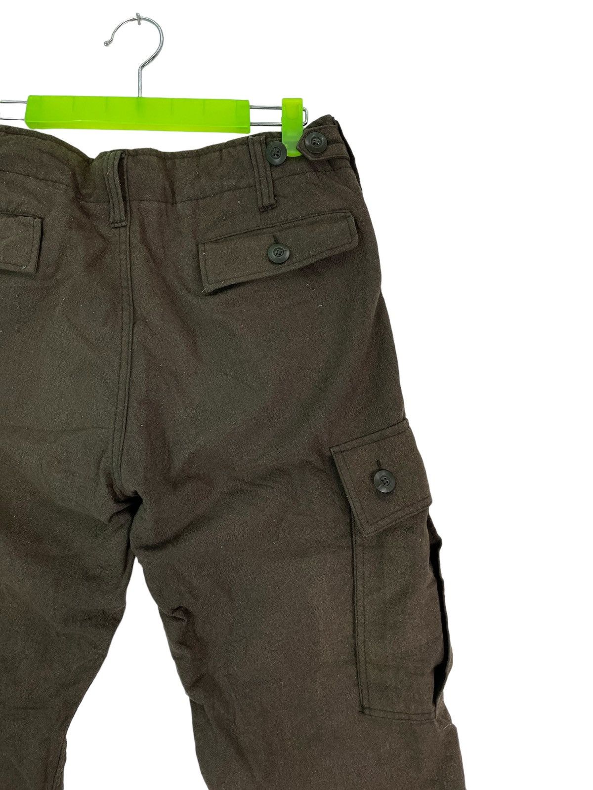 Japanese Brand Back Number japan military garment design cargo pant wool Size US 31 - 6 Thumbnail