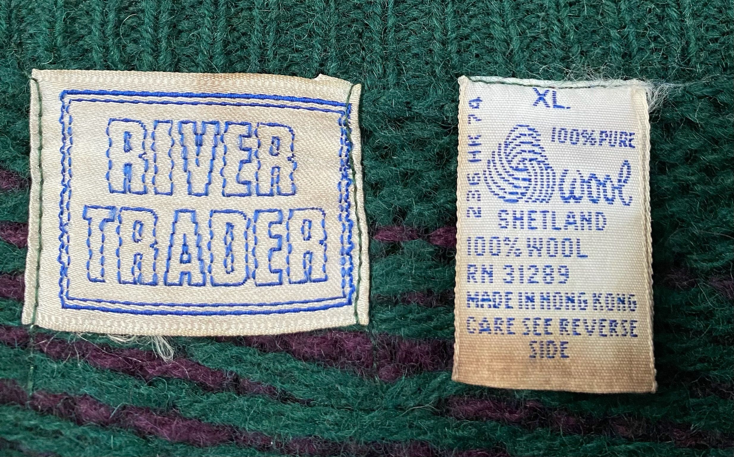 Vintage 90’s River Trader Nordic Fair Isle 100% Wool Sweater XL Size US XL / EU 56 / 4 - 4 Thumbnail