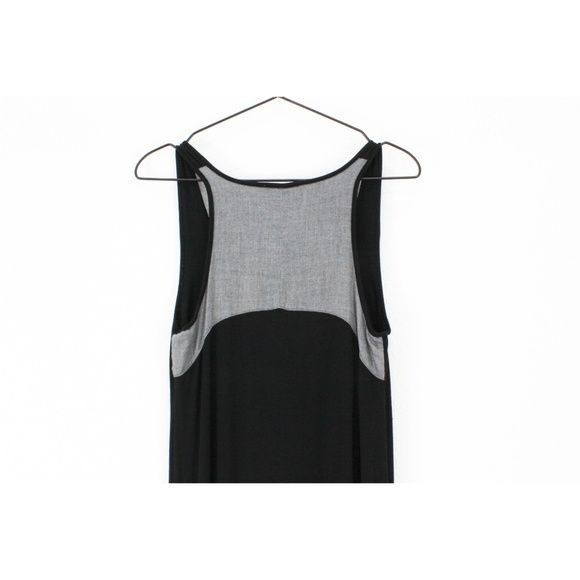 Vince Vince Black & Grey Color Block Maxi Dress Size S / US 4 / IT 40 - 6 Thumbnail