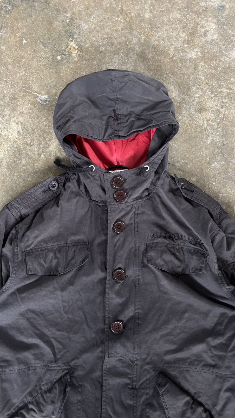 Quiksilver Vintage Sunfaded Quicksilver Worker Jacket . Size US S / EU 44-46 / 1 - 2 Thumbnail
