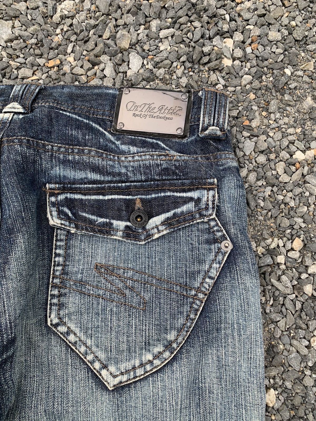 Tornado Mart FLARE IN THE ATTIC PUNK STYLE JAPANESE DISTRESSED DENIM Size US 32 / EU 48 - 14 Thumbnail