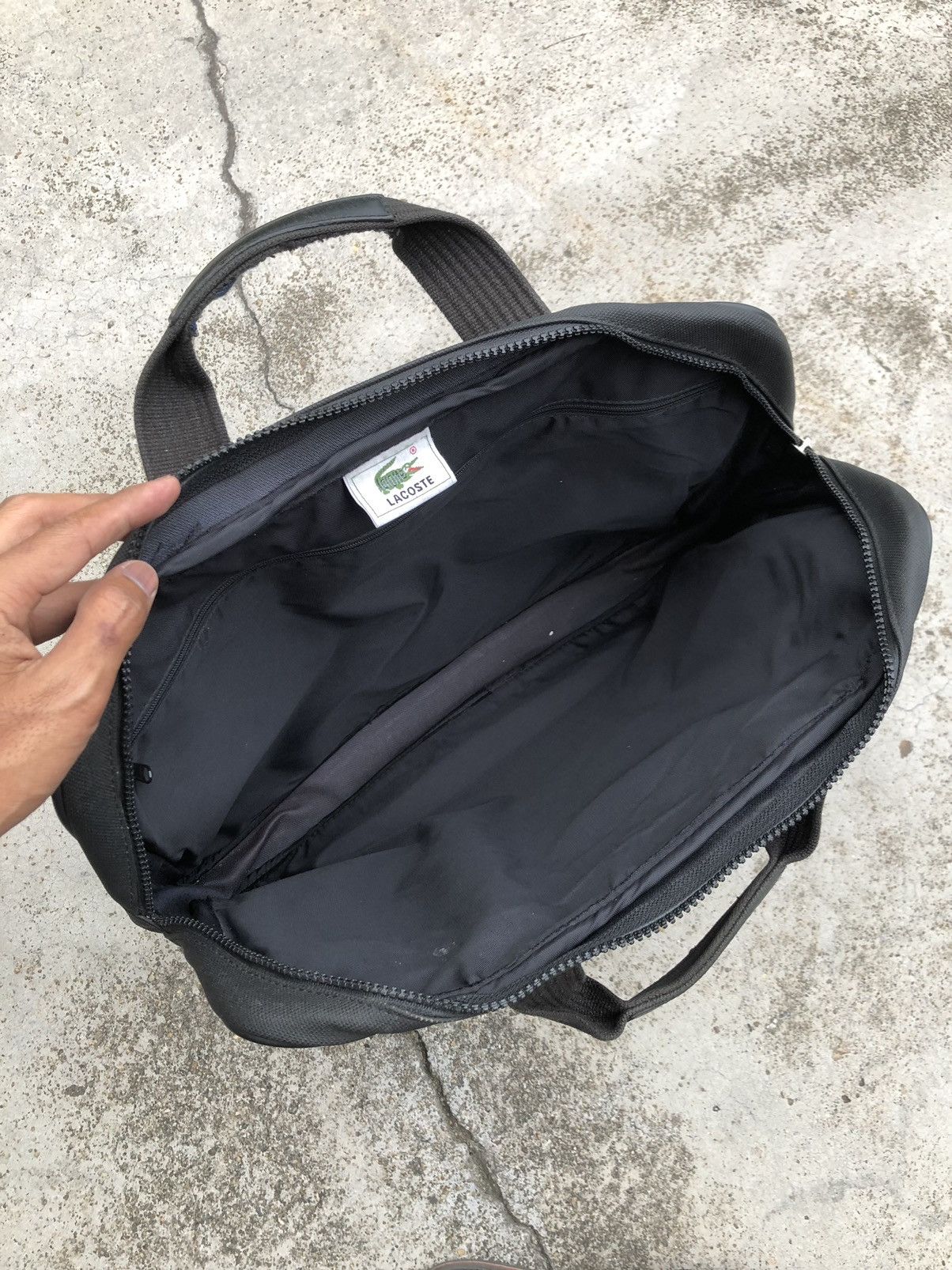Lacoste × Vintage VINTAGE LACOSTE HANDCARRY/DOCUMENT BAG Size ONE SIZE - 3 Thumbnail