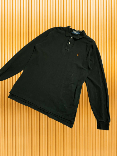 Polo Ralph Lauren Vintage Polo Ralph Lauren Rugby Long Sleeve Size US L / EU 52-54 / 3 - 1 Thumbnail