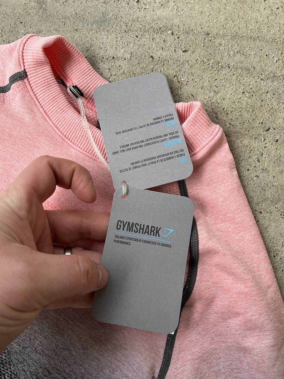 Gymshark Gymshark Ombre Seamless Crop Top Size XS / US 0-2 / IT 36-38 - 3 Thumbnail