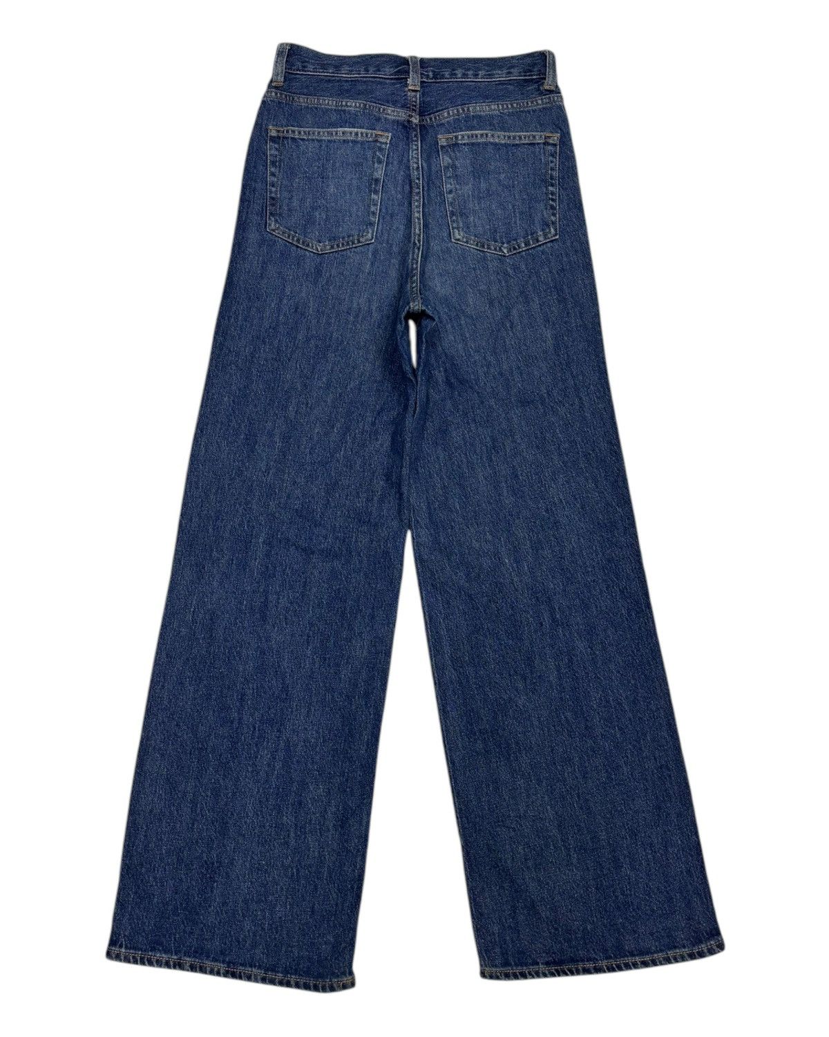 GU × Jun Takahashi 🔥GU DISTRESSED WIDE LEG BAGGY JEANS Size US 27 - 6 Thumbnail