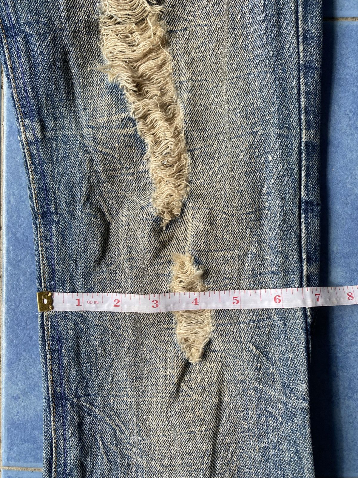If Six Was Nine Midas Glitter Paint Splatter Flared Denim Size US 30 / EU 46 - 12 Thumbnail