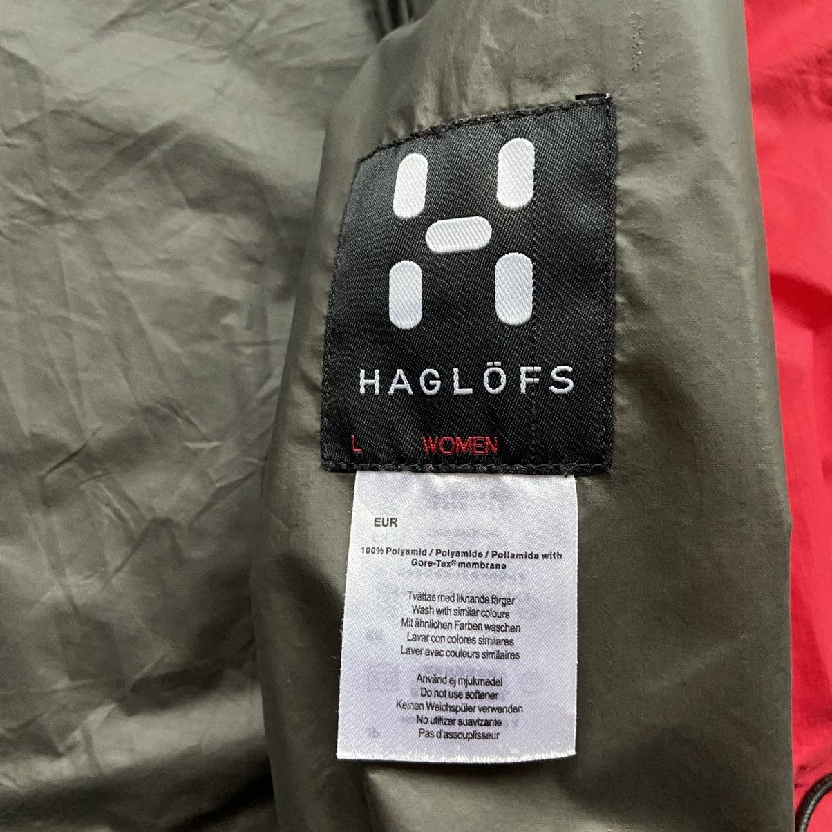 Haglofs 📌 Outdoor Haglofs Gore-Tex Light Rain Gorpcore Jacket Size L / US 10 / IT 46 - 17 Thumbnail