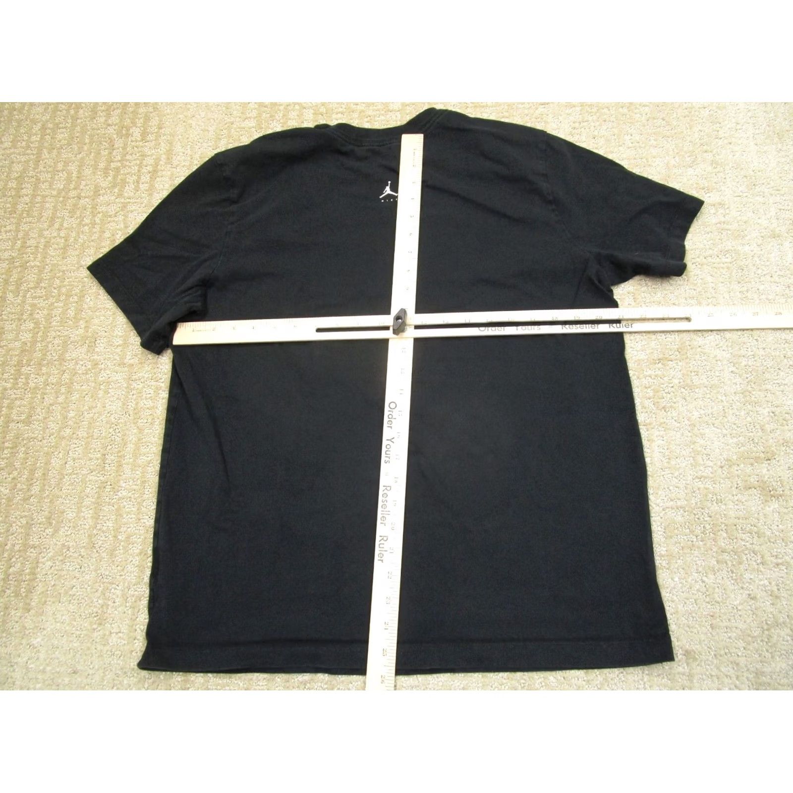 Jordan Brand Nike Jordan Shirt Men Large Black Jumpman Short Sleeve Casual Sports T-Shirt Mens Black Cotton Polyester Knit Logo 2010s Size US L / EU 52-54 / 3 - 4 Thumbnail