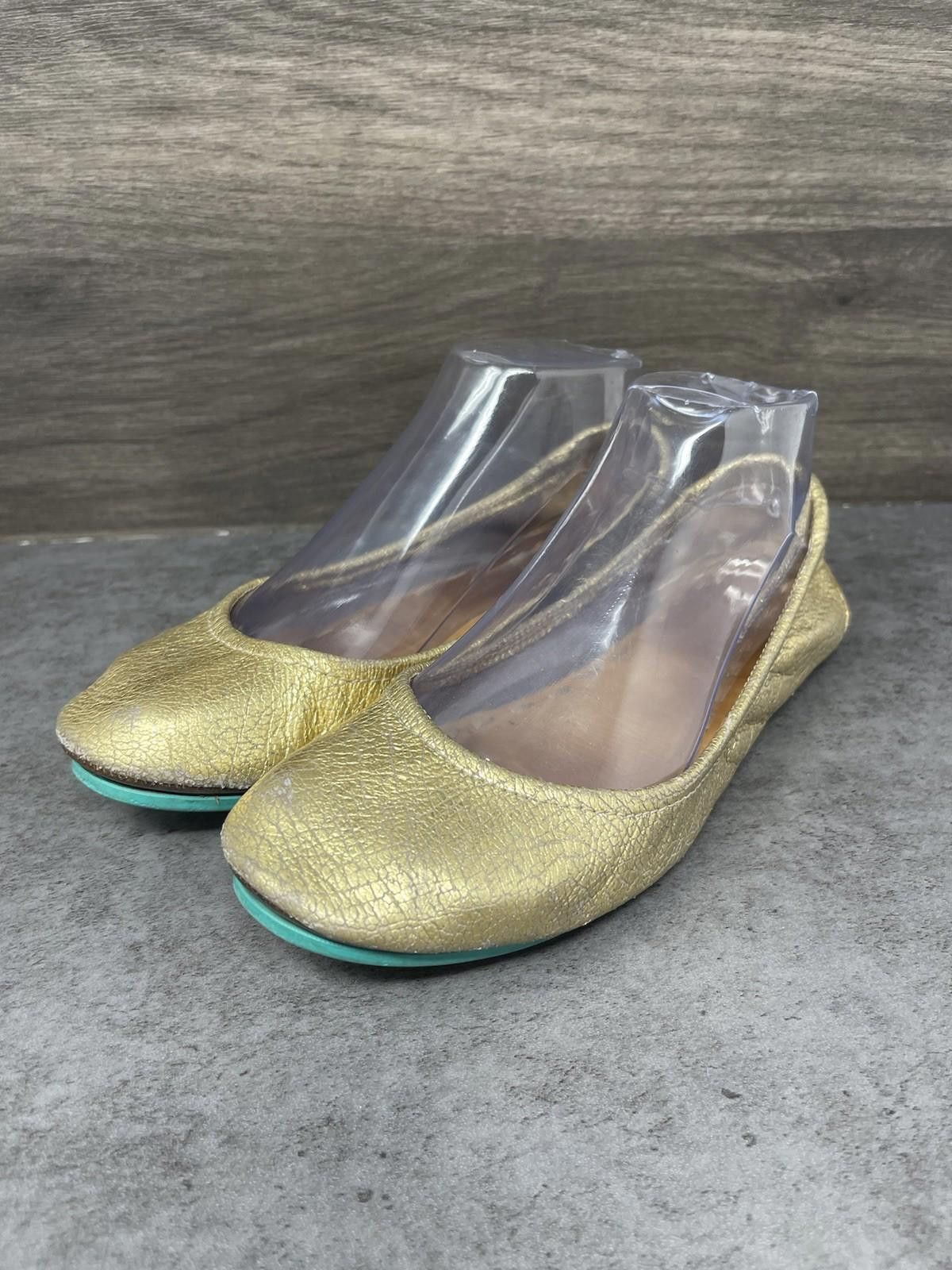 Andrew's Ties Tieks Gavrieli Ballet Flats Womens Size 7 Golden Glitz Size US 7 / IT 37 - 2 Thumbnail