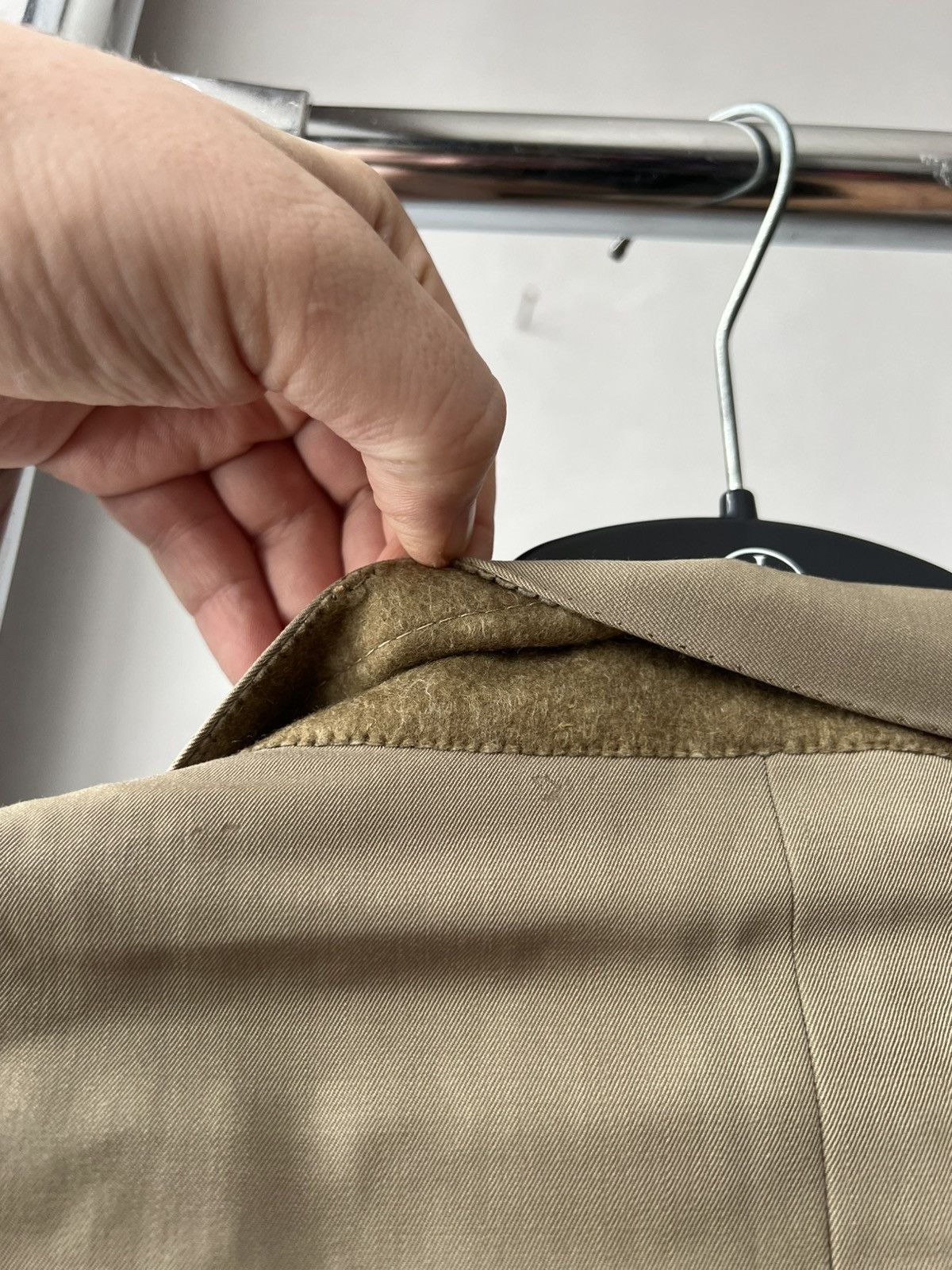 Brioni VINTAGE BRIONI MILANO BRUTAL MENS SOLID BUTTON BLAZER SZ 54 Size 54L - 13 Thumbnail