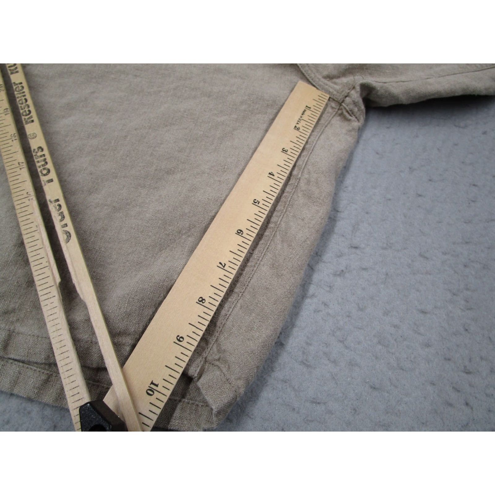 Gap VINTAGE Gap Shorts Mens 38 Beige Linen Casual 9" Walk Travel Golf Y2K Size US 38 / EU 54 - 3 Thumbnail