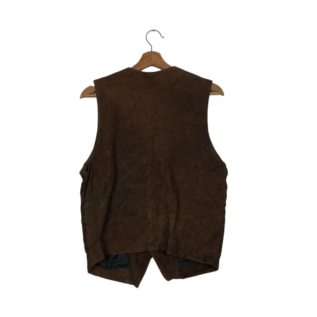 Japanese Brand 🔥VINTAGE GENUINE LEATHER VEST BIKET JACKET TURKY BEAR Size US M / EU 48-50 / 2 - 10 Thumbnail