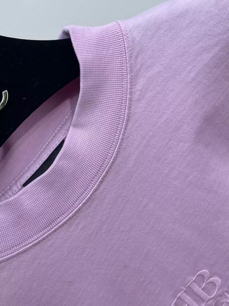 Balenciaga Balenciaga Pink Destroyed Short Sleeve T-Shirt Size L / US 10 / IT 46 - 1 Thumbnail