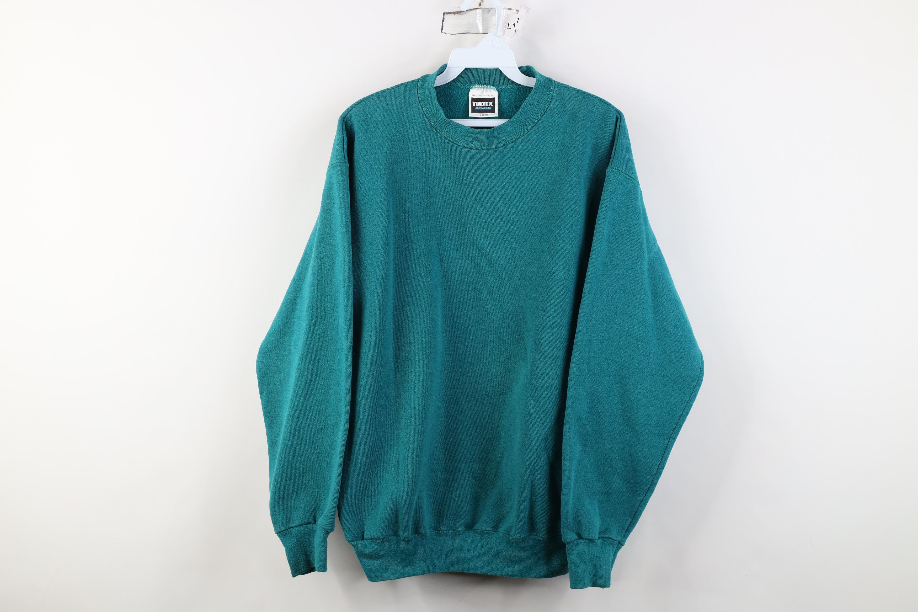 Vintage Vintage 90s Streetwear Heavyweight Crewneck Sweatshirt USA Size US L / EU 52-54 / 3 - 1 Thumbnail