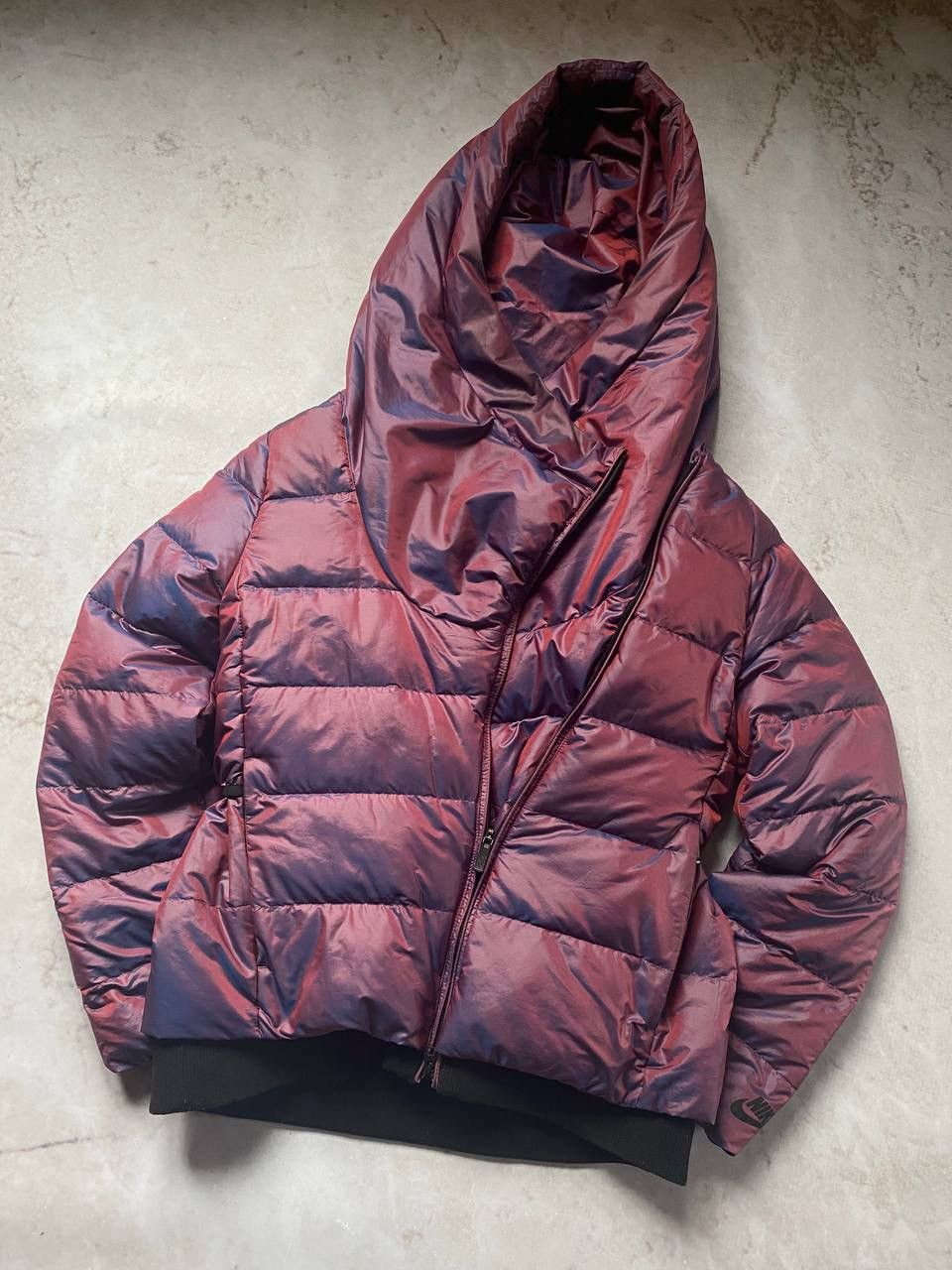 Nike Vintage Nike Avant Garde Down Jacket Purple Japanese Y2K Size S / US 4 / IT 40 - 1 Thumbnail