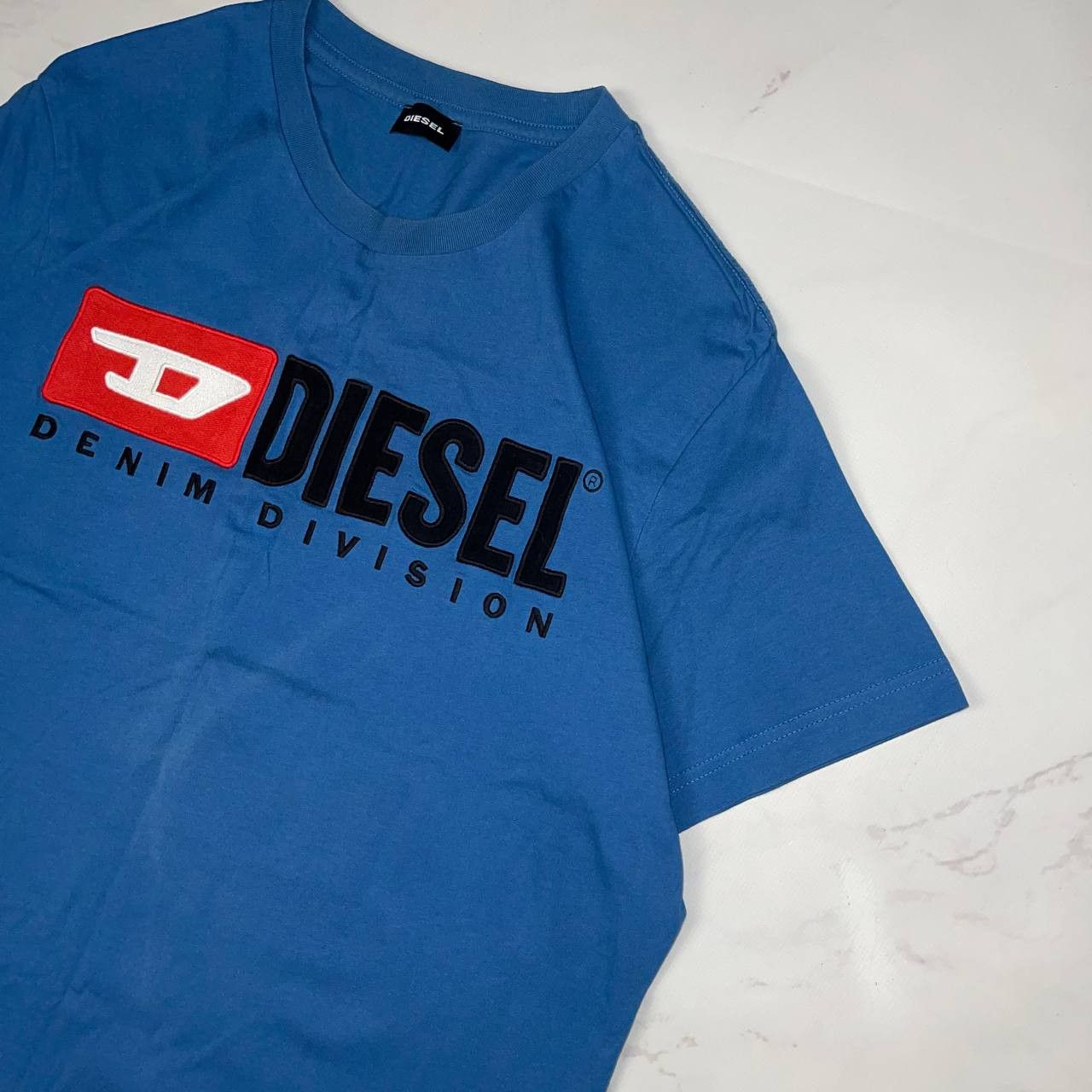 Diesel Vintage Diesel T-Shirt Big Logo Japanese Y2K Size XL Blue Size US XL / EU 56 / 4 - 4 Thumbnail