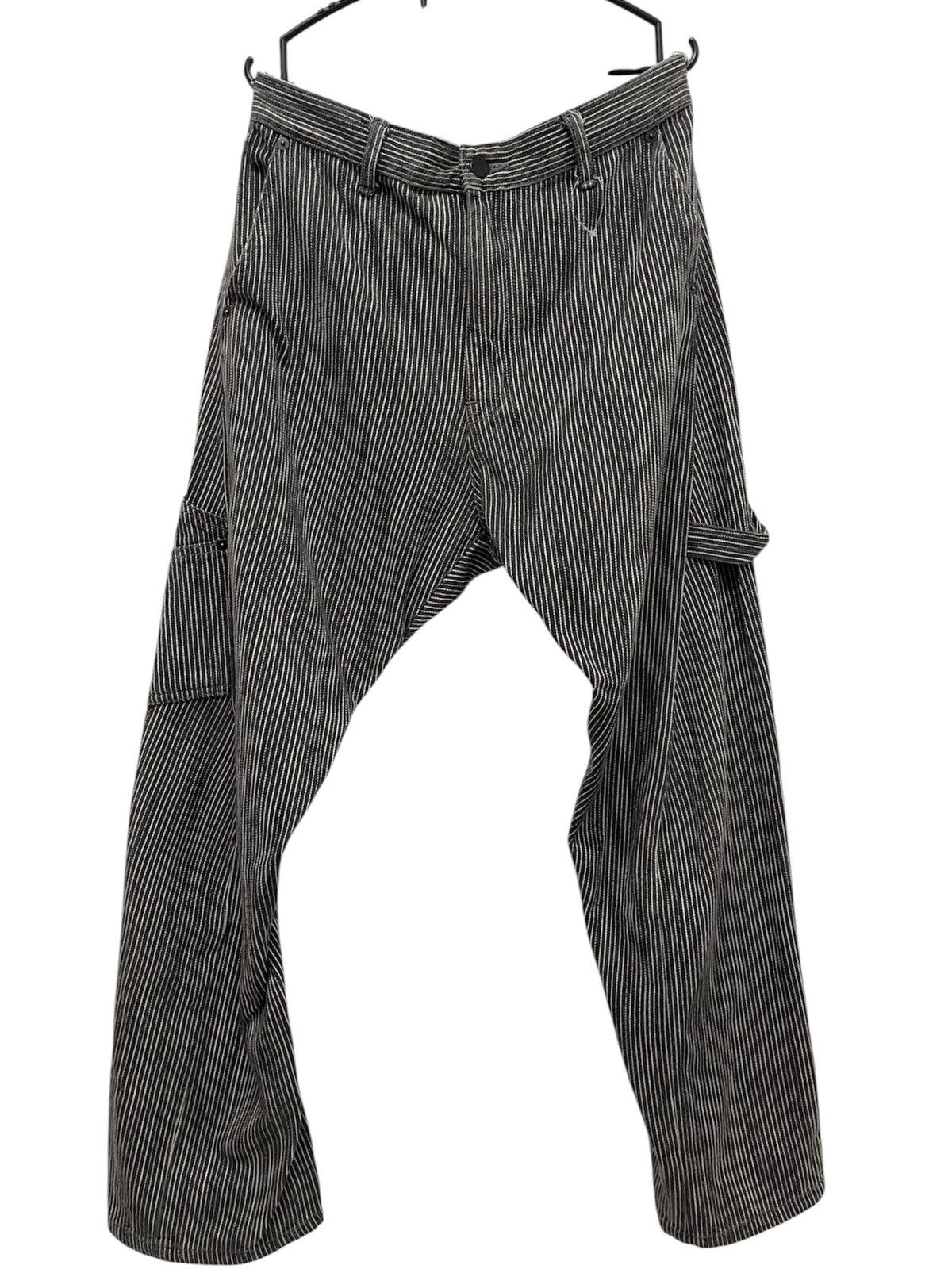 Number (N)ine Vintage Number (N)ine Hickory Pain Denim Carpenter Japan Size US 32 / EU 48 - 1 Thumbnail
