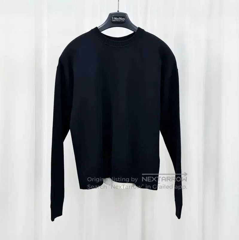 Valentino Valentino Black Cotton-Blend Long Sleeve Sweatshirt . Size M / US 6-8 / IT 42-44 - 1 Thumbnail