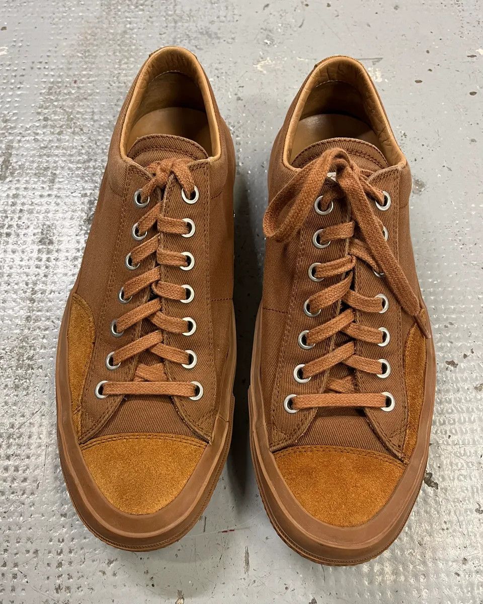 Dries Van Noten Dries Van Noten Brown Tan Suede Low-Top Sneakers Size US 8 / EU 41 - 7 Thumbnail
