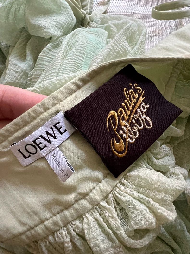 Loewe LOEWE Lime green dress Size XXS / US 00 / IT 34 - 4 Thumbnail