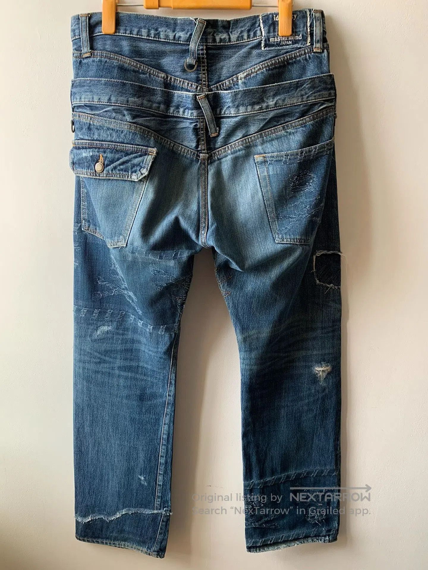 Mastermind Japan mastermind Japan Blue Shadow Dual Waist Jeans. Size US 34 / EU 50 - 2 Thumbnail