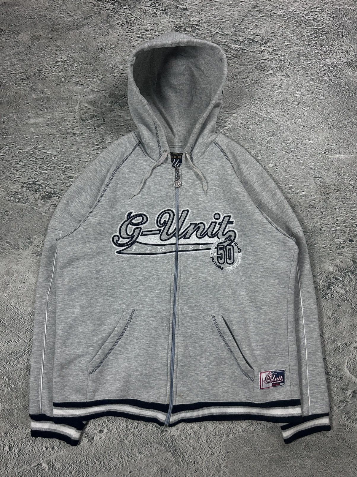 G-Unit G Unit zip hoodie grey vintage hip hop 50 Cent Size US XL / EU 56 / 4 - 1 Thumbnail