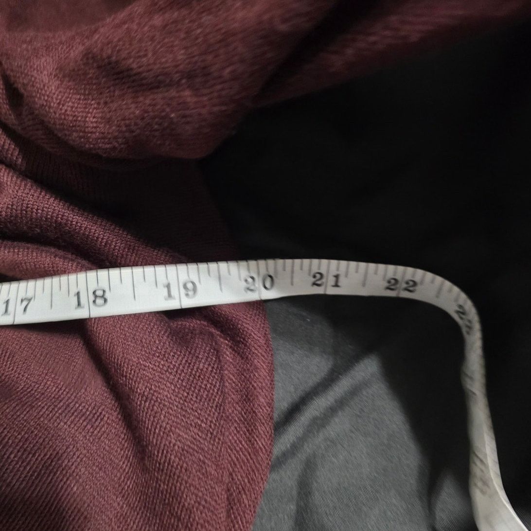 Worthington Worthington Burgundy 3 Way Open Angle Front Cardigan - Large Size L / US 10 / IT 46 - 4 Thumbnail