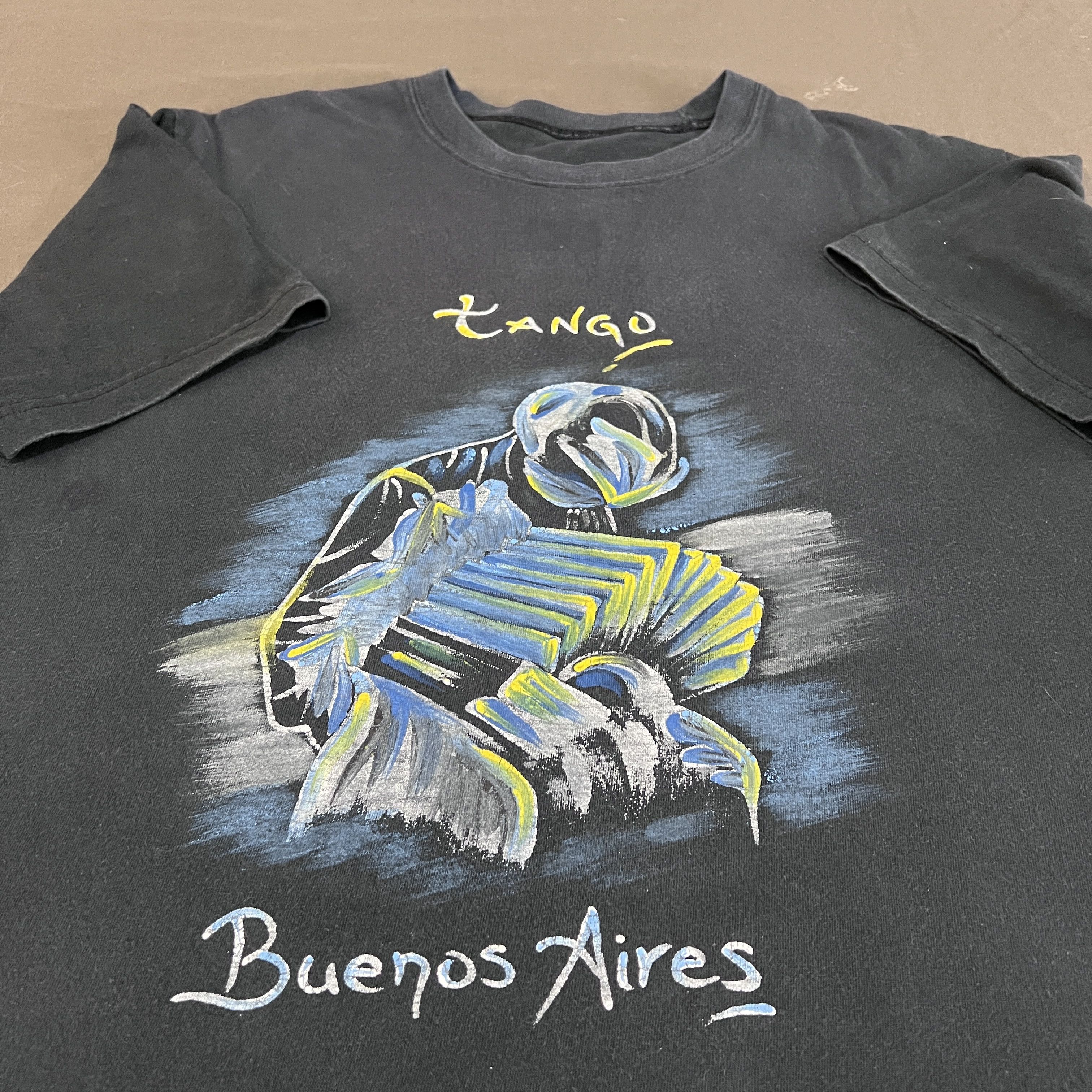 Vintage Vintage Y2K Tango Buenos Aires Promo Tee XL Faded Dance Size US XL / EU 56 / 4 - 1 Thumbnail