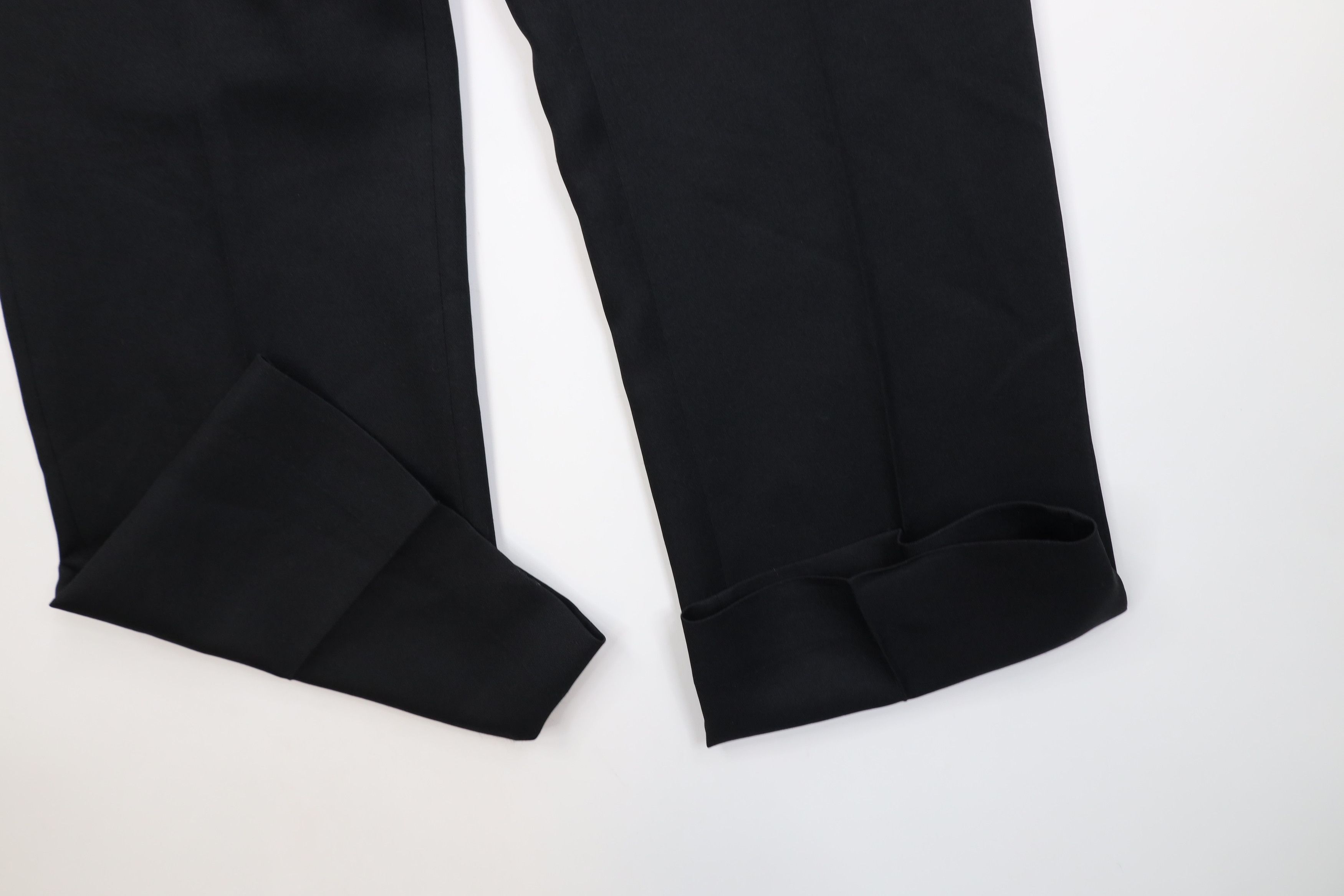 Vintage Vintage 70s Streetwear Flared Wide Leg Chino Pants Black USA Size US 36 / EU 52 - 5 Thumbnail