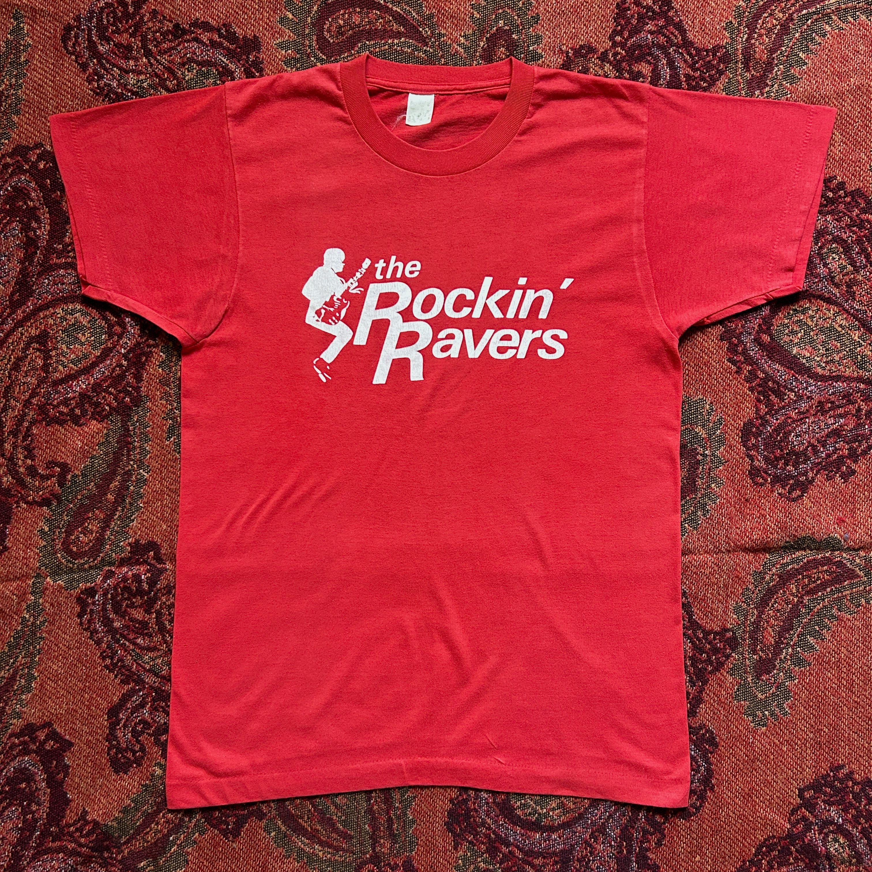 Vintage Vintage Mid 1980s the Rockin' Ravers Band Tee Size US S / EU 44-46 / 1 - 1 Thumbnail